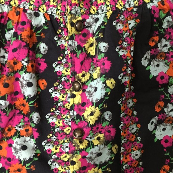 Tulle Floral Mini Skirt - Picture 3 of 4